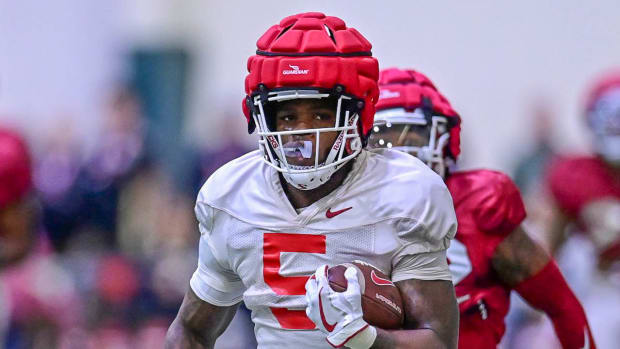 041622-Raheim Sanders-Spring Practice-ua